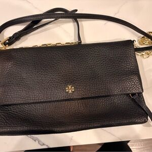 Tory Burch Black Leather Crossbody Bag